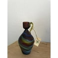 thumbnail image 6 of Handblown Deep Glass Vase, Hebron Glass, Flower Vase for Home Decor, Multiple Color Swirls, Multiple Designs , Phoenician Style, Gift, 6 of 12