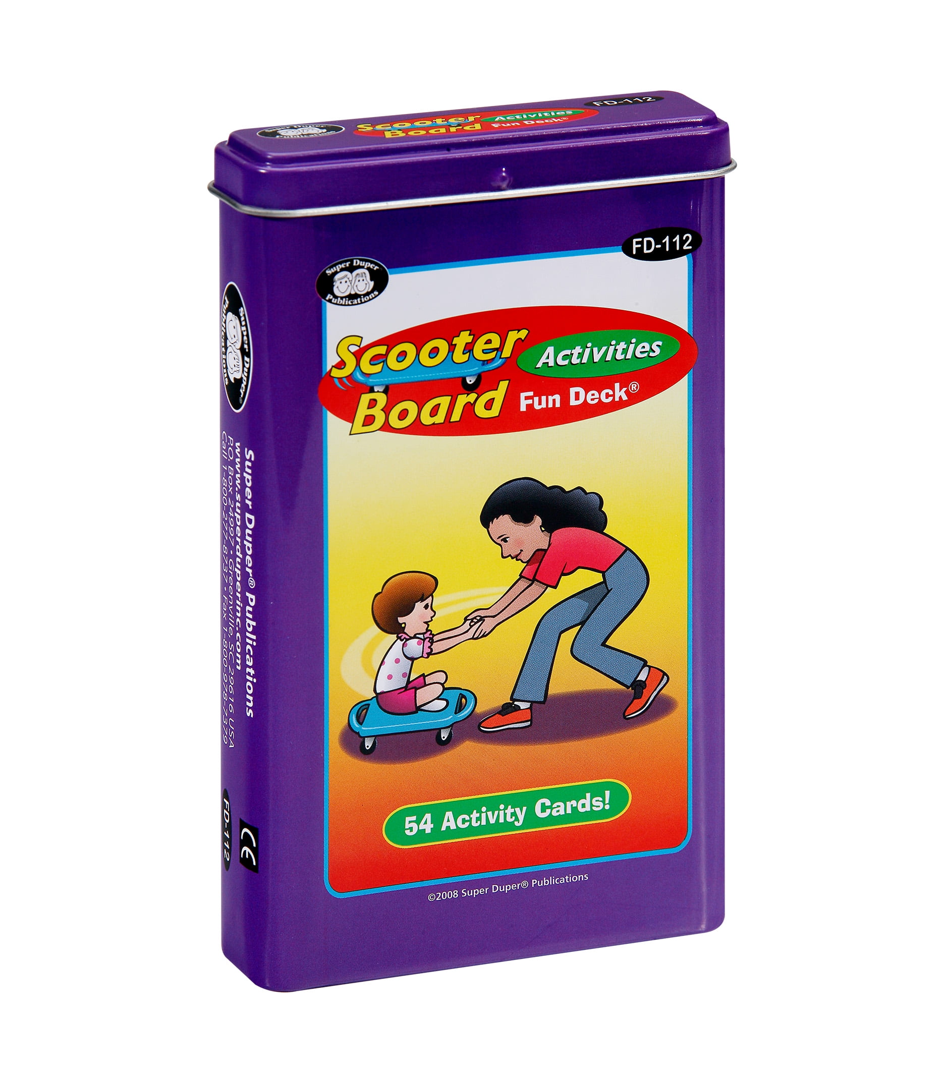 Super Duper Publications Scooter Board Activities Fun Deck