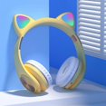 thumbnail image 3 of Los auriculares lindos inalámbricos de Bluelans Bluetooth 5.0 con el micrófono llevaron los auriculares del indicador 3.5m m, 3 of 5