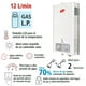 thumbnail image 4 of Calentador instantáneo 12 L Gas L.P. blanco Enerhit, 4 of 6