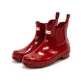 thumbnail image 2 of Hunter Women's Original Gloss Chelsea Boots, Military Red,5 M US, 2 of 7