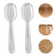 thumbnail image 5 of 100 cucharas de postre para fiestas, prácticas cucharas de plástico para fiestas, vajilla portátil para pasteles, 5 of 7