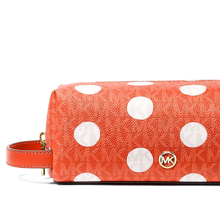 Michael Kors Orange and White Polka Dot Baseball Hat nwt Trukfit Truk Da Wurl Baseball Cap Orange with white polka  main image 4
