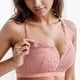 thumbnail image 4 of Gibobby Sujetador grande para dormir con hebilla lateral frontal para mujer, sin movimiento de anillo de, ajuste de reunión sin Sujetadores para mujer(Rosa,85B), 4 of 5