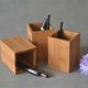 thumbnail image 4 of Bamboo Wood Desk Pen Pencil Holder Stand Multi Purpose Use Pencil Cup Pot Desk Organizer Wooden Pen Holder Style, 4 of 4