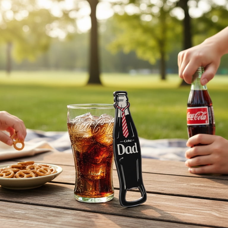Coca-Cola Classic Pint Glass and Bottle Opener Gift Set with