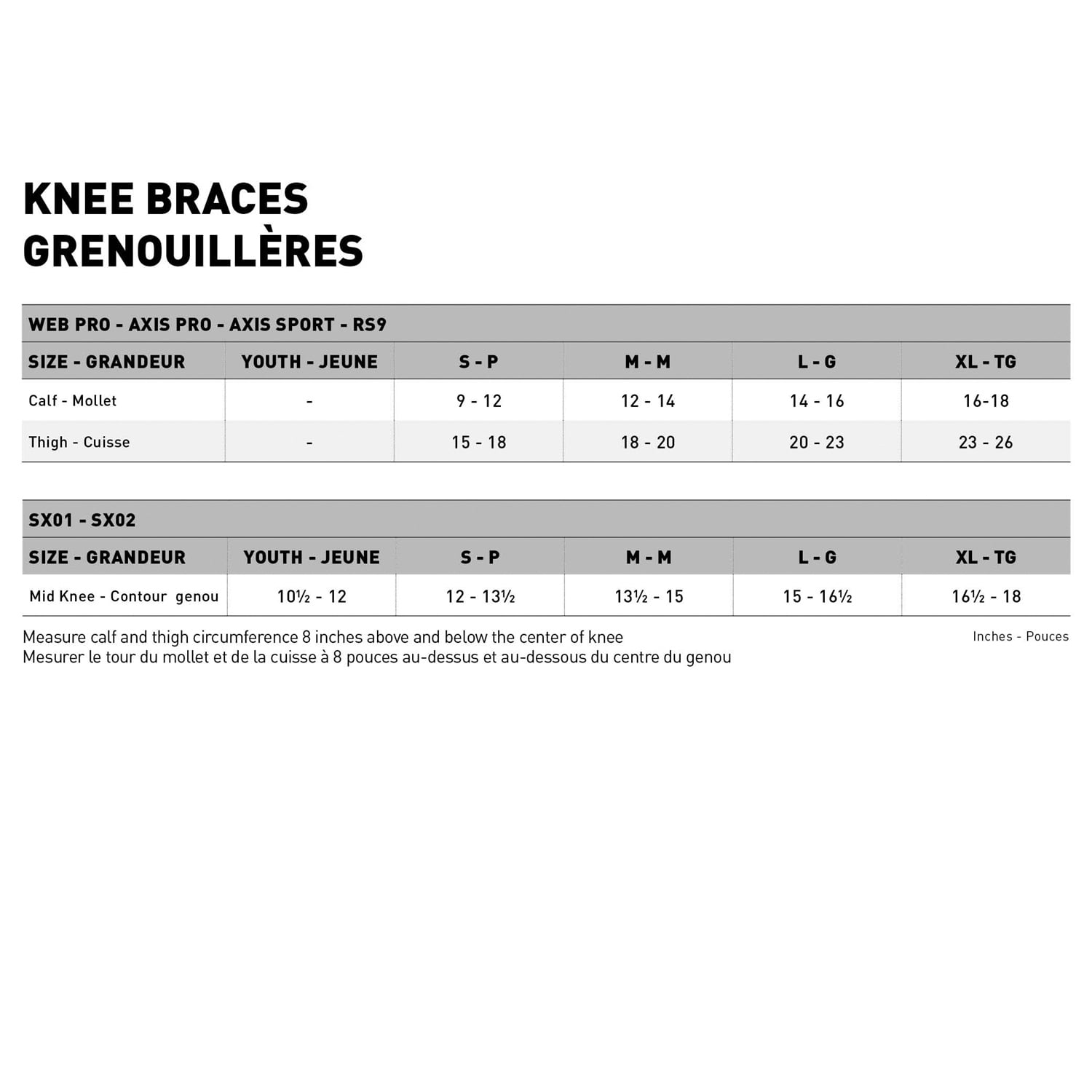 EVS RS9 Knee Brace Black - Medium/Left