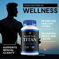 thumbnail image 6 of Blood Flow Titan for Men Capsules – BloodFlow Titan Vitamin Complex Pills, Energy, 2 Pack, 120 Capsules, 6 of 6