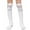 White, variant on ZACPNCV Girls Knee High Socks Kids School Uniform Sheer Stockings Dress Long Socks White 3-12 Years