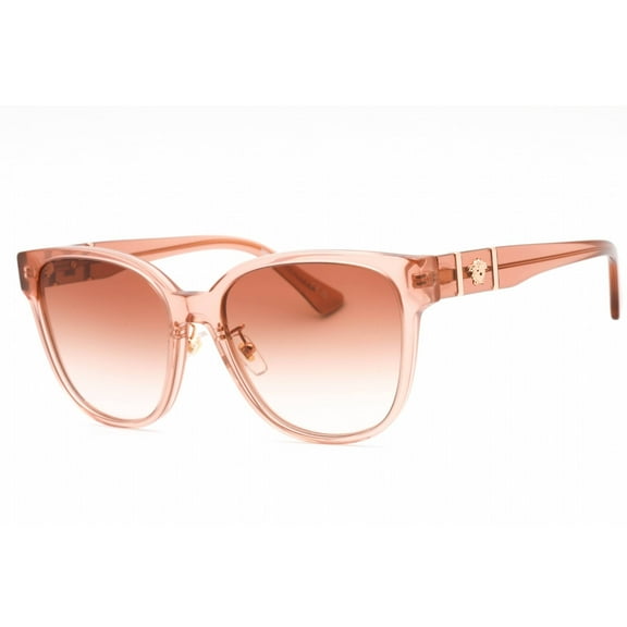 VERSACE VE4460D 543413 Peach Transparent Pink Gradient 57 mm Women's Sunglasses