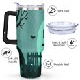 thumbnail image 3 of Halloween Pumpkin 40 oz Coffee Tumbler with Handle Stainless Steel Travel Mug Modern Tumbler for Home Office Supplies Birthday Christmas, 3 of 7