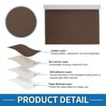 thumbnail image 5 of Unique Bargains Self Adhesive Leather Repair Patch Strong Stickiness Leather Repair Tape Faux Leather1 Pcs Light Brown 19.6" x 27.5", 5 of 7