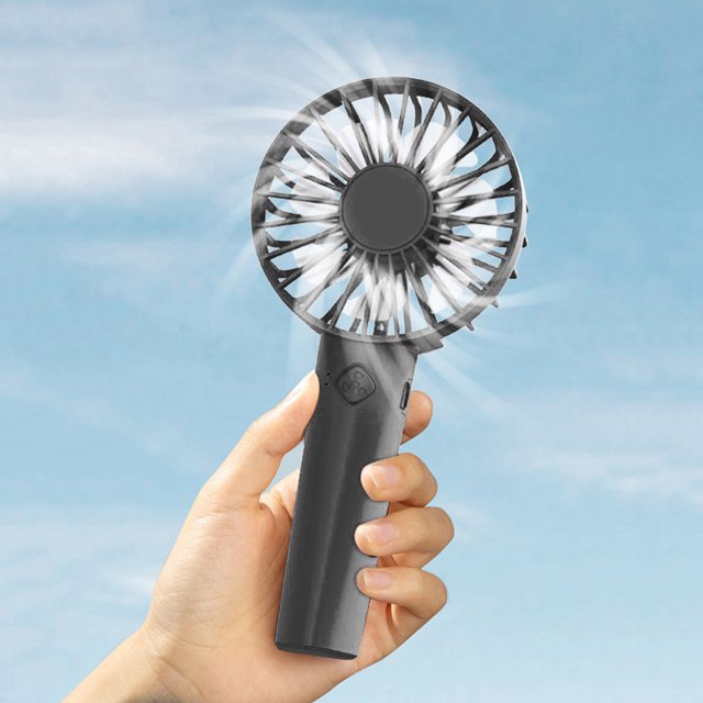 Mini ventilador portátil de mano USB de carga de refrigeración potente ventilador eléctrico 3 velocidades Tmvgtek Para estrenar