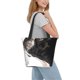 thumbnail image 2 of Fotbe Black And White Boston Terrier Bolsa de Playa con Estampado, Bolsa de Hombro, Bolsa de Mano Espaciosa, Bolsa de Viaje Ligera, Bolsa de Compras Versátil, 2 of 6