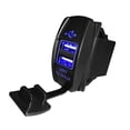 thumbnail image 1 of Cargador de coche USB dual de 12-24 V 5 V 3.1A Cargador de teléfono móvil universal para automóvil Reemplazo para motocicleta de automóvil Coche eléctrico Barco sidaley DZ4575-01B, 1 of 2