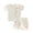 76White123, variant on XAOFW Girl's Outfit Sets Short Sleeve Crewneck Floral Embroidery Tee Shirts And Solid Color Shorts Two Piece Kids Outfits Holiday Vacation Versatile Trendy Baby Clothing Sets