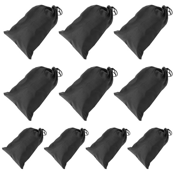 Adjustable Large-capacity Skipping Rope Carry Bag, Black Drawstring Bag, Drawstring Carry Bag for Running Jogging Outdoor Sport