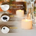 12Pack Flameless Tea Lights with Remote Control BatteryOperated LED