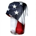 thumbnail image 4 of ibuvkizy Summer Tops for Women 2025!Independence Day Shirts for Women Fashion American Flag Tops Patriotic Crewneck Short Sleeve Print Tees,4th of July Shirt Black L, 4 of 5