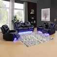 thumbnail image 3 of Pon Living Furniture Power Electric Recliner Chair Leather with Wireless Chargers, 3 of 6