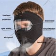 thumbnail image 5 of Winter Windproof Riding Mask, Full Face Cover Balaclava, Thermal Fleece Breathable, Anti Fog Goggles, Cycling Ski Snowboarding, 5 of 7