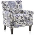 thumbnail image 5 of BELLEZE Modern Upholstered Accent Chair, Chic Patterned Armchair For Small Spaces, Contemporary Design For Living Room, Bedroom, Office - Kira (Floral Print), 5 of 6