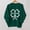 Green, variant on St Patricks Day Shirt for Girls, Four Leaf Clover Sweatshirt Long Sleeve Crewneck, 100% Cotton Green Holiday Top for Kids Youth,Size 2-3T