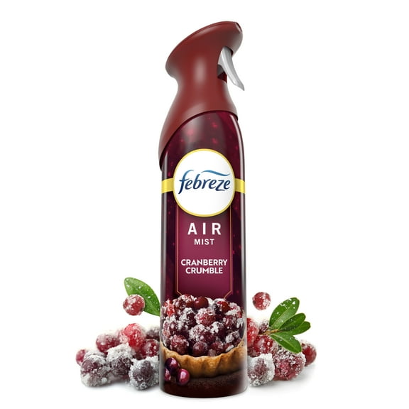 Febreze Cranberry Crumble Scent Air Freshener Spray, Odor-Fighting, 8.8oz