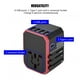 thumbnail image 4 of Adaptador De Enchufe, Adaptador De Viaje Seguro Portátil Universal, Carga De Garantía De Seguridad 6 Dispositivos Para Uso En Viajes De EE. UU./Au/Uk/Eu, 4 of 8