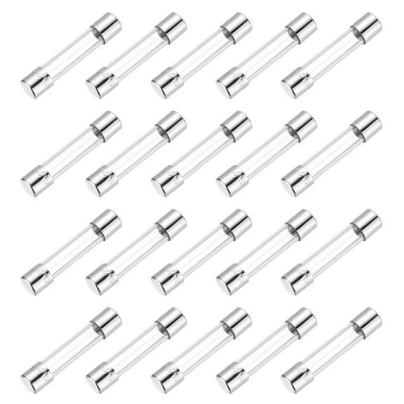 1A 250V Glass Fuses 5x20mm Time Delay Fuses Slow Blow Fuses(Pack of 20)