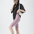 thumbnail image 2 of WEHUSE Biker Yoga Shorts with Pockets for Women, High Waisted Athletic Running Workout Gym Shorts Tummy Control, 2 of 4