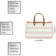 thumbnail image 4 of Creative Brands 10-06301-051 20 x 11 in. Canvas Tote - Stripes, 4 of 4