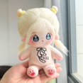 thumbnail image 3 of Muñeca IDol Kawaii de 20cm, muñeco de estrella de peluche de Anime, figura de personalización, juguetes de algodón para bebés, regalos de colección para niños, 3 of 5