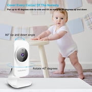 HelloBaby Video Baby Monitor with 5 inch Large Screen, Baby Monitor with Camera and Audio, 1000ft Long Range, Temperature Sensor, 2-Way Audio, ECO Mode