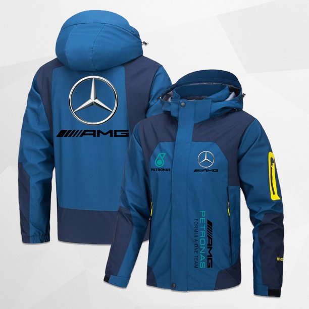 Chaquetas de Ciclismo de motocicleta Mercedes Benz para hombre y mujer, chubasqueros de Montañismo para deportes al aire libre, otoño e invierno, 2024