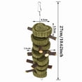 thumbnail image 2 of Qweryboo 2 Pcs Rabbit Chew Toys, Bunny Hanging Chew Toys for Teeth, Apple Sticks with Timothy Hay Balls Grass Pets Chew Treats for Hamsters, Rabbits, Chinchilla, Guinea Pigs, 2 of 7