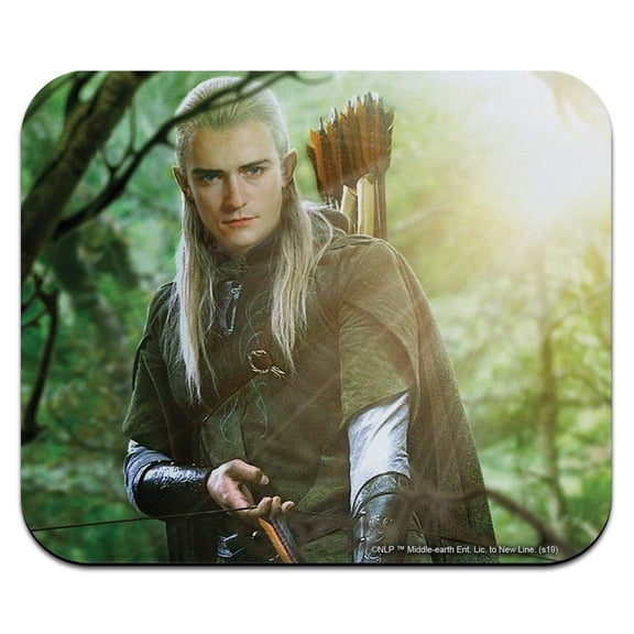 The Lord of the Rings Legolas Character Low Profile Thin Mouse Pad Mousepad