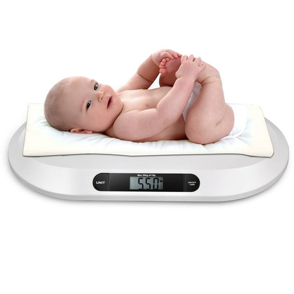 Masteelf Digital Scales Kitchen Baby Bath Tub Newborn Baby White
