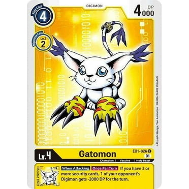 Digimon Classic Collection Uncommon Gatomon EX1-026