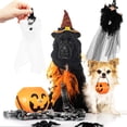 thumbnail image 3 of 2 pcs Halloween Fabric Ghosts Halloween Hanging Ghost Props for Outdoor Decorations, 3 of 9