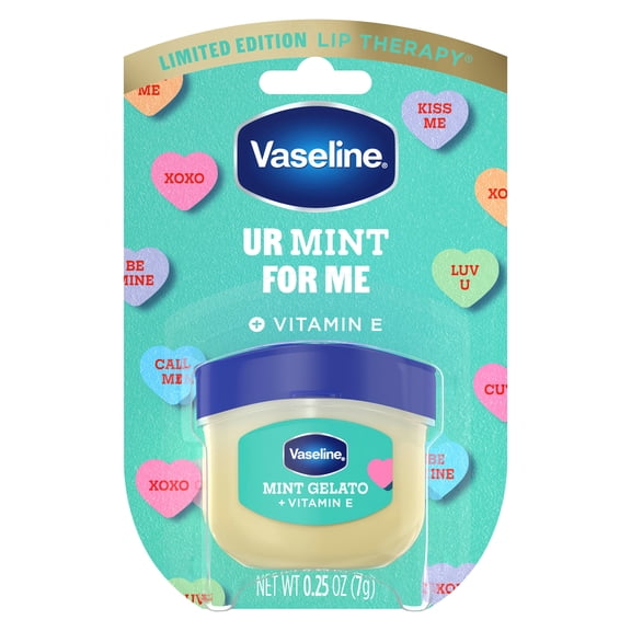Vaseline Limited Edition Valentine's Day Lip Therapy Lip Balm Valentines Mint Gelato 0.25 oz