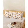 thumbnail image 5 of Orange Coastal Body Pillow Cover 20 x 60 Inch Decorative Pillow Cover Nautical Starfish Tropical Fish Coral Lumbar Pillowcase Seasonal Rectangle Cushion Case for Couch Sofa Bed Living Room, 5 of 7