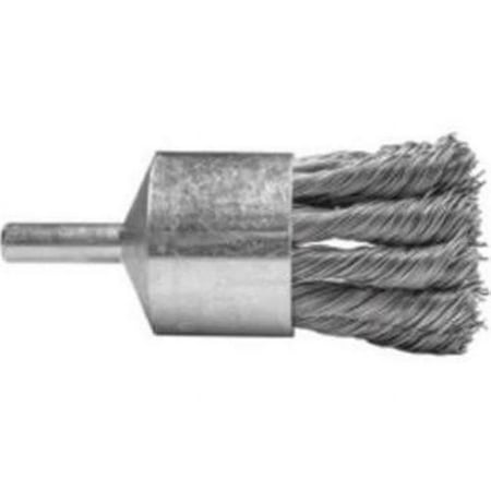 UPC: 0081838762049 | Century Drill & Tool CY76204 1-0.13 in. Knotted 0.01 Wire End Brush