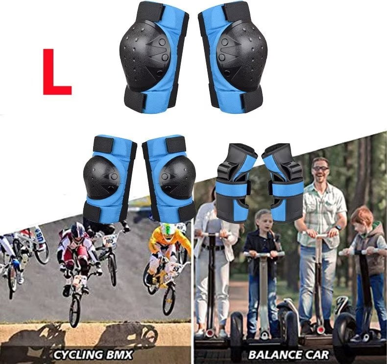 Skate Pads for Kids Teen Adults, Rollerskating Protective Gear Sets