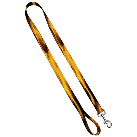 Moose Pet Wear Leash 1inch by 6 feet, Deluxe: Fire