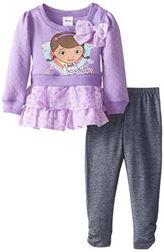 Disney Doc McStuffins Baby-Girls Infant Girls 2pc Flannel Pajamas Set
