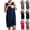 Black, variant on CHUMUD Summer Women's Maternity Nursing Dress Sleeveless Maternity Comfy Pregnancy Breastfeeding Clothes Nightgowns Bathrobe Nightwear