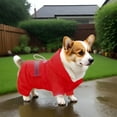 thumbnail image 6 of GASTROPOD Pet Raincoat Dog Raincoat with Hood for Small Dogs Lightweight Reflective Rain Jacket Poncho with Funny Rain Clothing for Chihuahua Small Dog Raincoat Waterproof, 6 of 7