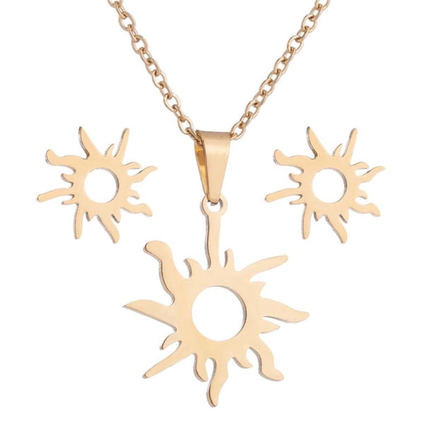 Pendientes para mujer, regalos para mujer, conjunto de pendientes con colgante de moda para mujer, collar de clavícula de color, pendientes exquisitos, collar con alfabeto