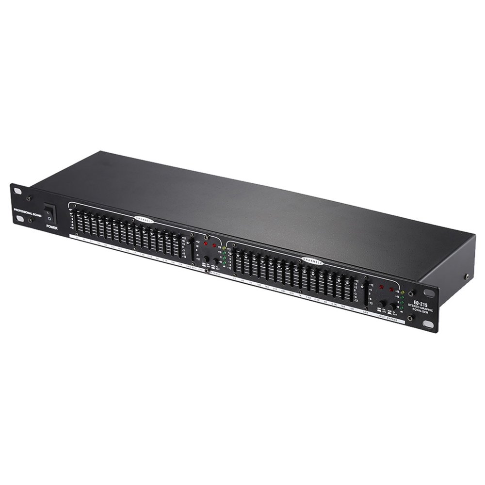 EQ215 Dual Channel 15Band Equalizer 1U Rack Mount
